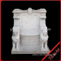 White Marble Lion Chair (YL-S027)